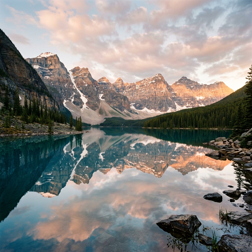 Lake reflection